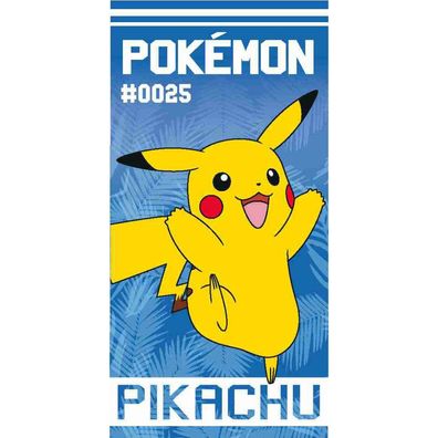 Pokémon Alola Badetuch für Kinder aus Baumwolle - 70 x 140 cm