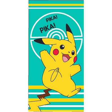 Pokémon Joy Badetuch für Kinder aus Baumwolle - 70 x 140 cm