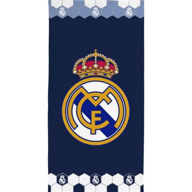 Real Madrid Royal Blue , ( ) Badetuch für Kinder aus Polyester - 70 x 140 cm