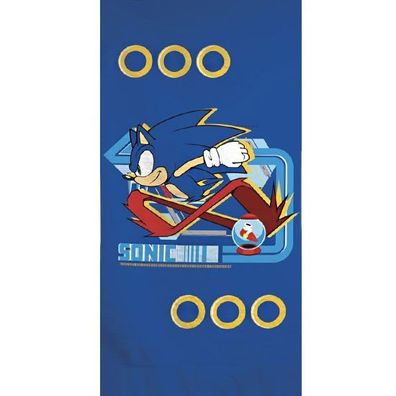 Sonic the Hedgehog , ( ) Badetuch für Kinder aus Polyester - 70 x 140 cm