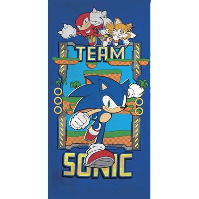 Sonic the Hedgehog Badehandtuch, (Schnell Trocknend) Badetuch für Kinder aus
