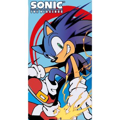 Sonic the Hedgehog Electric Speed Badehandtuch, ( ) Badetuch für Kinder aus