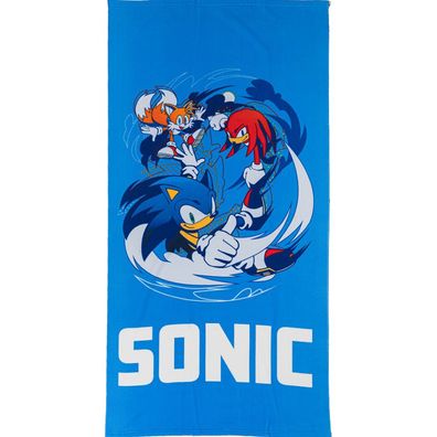 Sonic the Hedgehog Fast Lane , (Fast Dry) Badetuch für Kinder aus Polyester