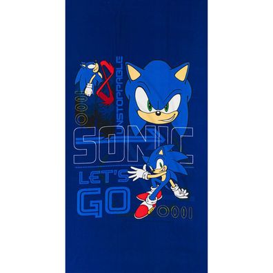Sonic the Hedgehog Go Blur Badelaken, (Fast Dry) Badetuch für Kinder aus