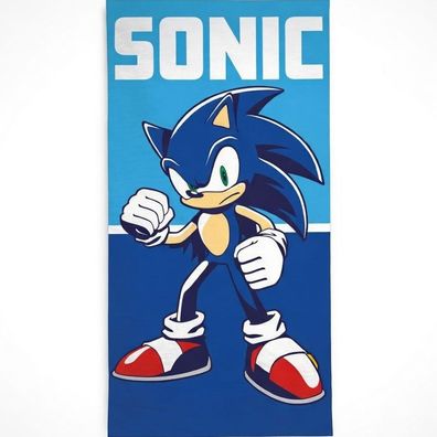 Sonic the Hedgehog Ready to Run , ( ) Badetuch für Kinder aus Polyester - 70 x