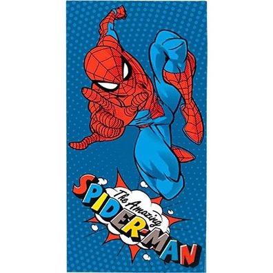 Spiderman Amazing Badetuch für Kinder aus Baumwolle - 70 x 140 cm