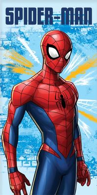 Spiderman Light Badehandtuch Badetuch für Kinder aus Baumwolle - 70 x 140 cm