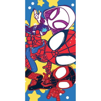 Spiderman Spidey Badetuch für Kinder aus Baumwolle - 70 x 140 cm