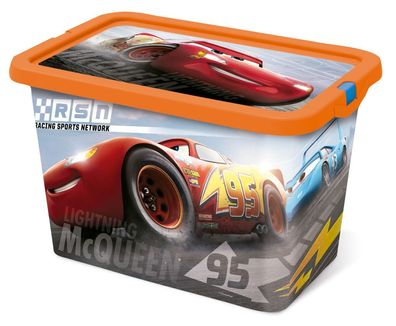 Disney Cars Future Race Plastik- 7 L Aufbewahrungsbox für Kinder - 19 x 19,5 x