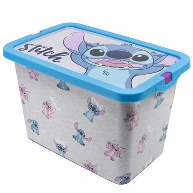 Disney Lilo und Stitch Angel Kunststoff- 7 L Aufbewahrungsbox für Kinder - 19 x