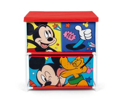Disney Mickey Pluto Spielzeugaufbewahrungsständer mit 3 Fächern