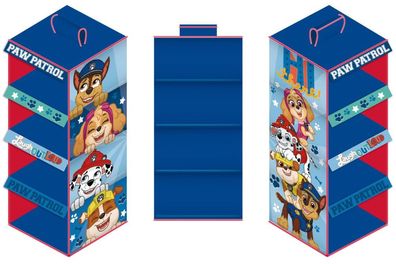 Paw Patrol hängendes Schrankorganizer 4-teilig Organizer für Kinder - 29 x 28 x