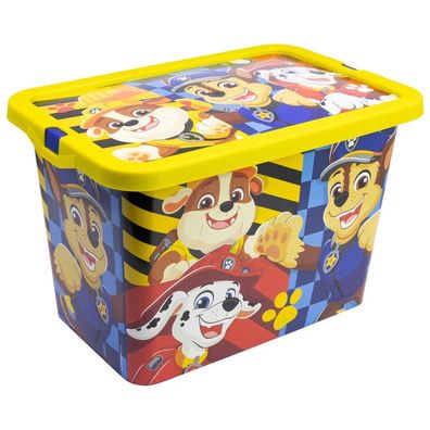 Paw Patrol Rescue Pups Kunststoff- 7 L Aufbewahrungsbox für Kinder - 19 x 19,5