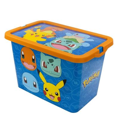 Pokémon Rock Kunststoff- 7 L Aufbewahrungsbox für Kinder - 19 x 19,5 x 29,5 cm