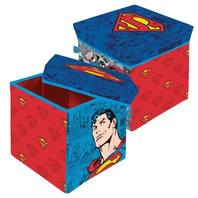 Superman Spielzeugaufbewahrung Spielzeugaufbewahrung für Kinder - 30 x 30 x 30