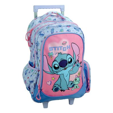 Disney Lilo und Stitch Scrapbook Rollschultasche, 46 cm Tasche Schultasche mit