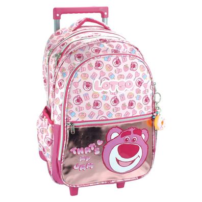 Disney Toy Story Lotso Jam rollende , 46 cm Schultasche mit Rollen für Kinder
