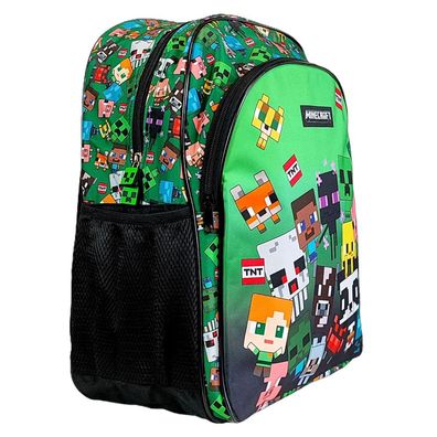 Minecraft Characters , Tasche 40 cm Schulranzen für Kinder - 40 x 30 x 17 cm
