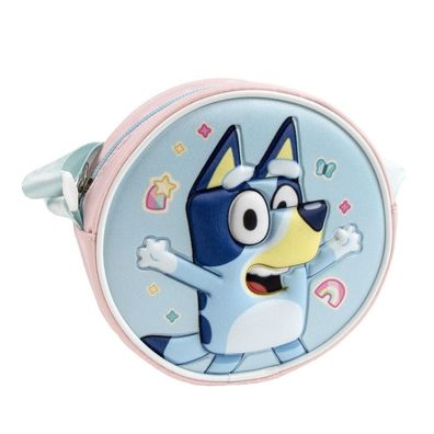 Bluey Cheerful Umhängetasche für Kinder - 13 x 13 cm