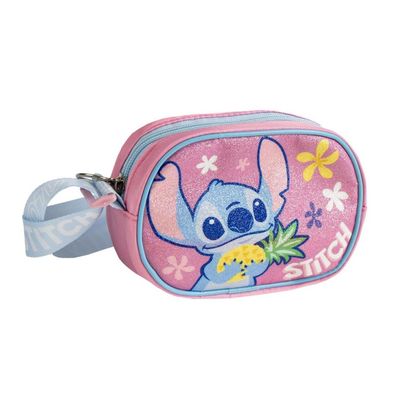 Disney Lilo und Stitch Ananas Glitzer Umhängetasche für Kinder - 15 x 11 cm