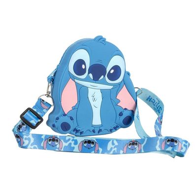 Disney Lilo und Stitch Buddy Silikon Umhängetasche für Kinder - 14 cm