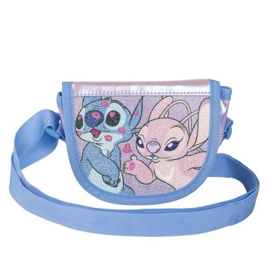 Disney Lilo und Stitch Kiss Umhängetasche für Kinder - 15 x 12 x 4 cm