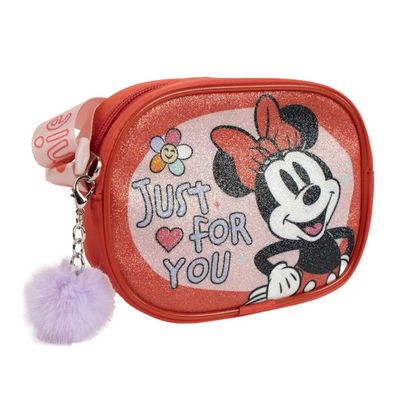 Disney Minnie For You glitzer Schulter- und Umhängetasche für Kinder - 15 x 11
