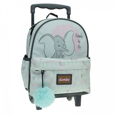 Disney Dumbo Fly rollender Kindergartenrucksack für Kinder - 30 x 25 x 15 cm
