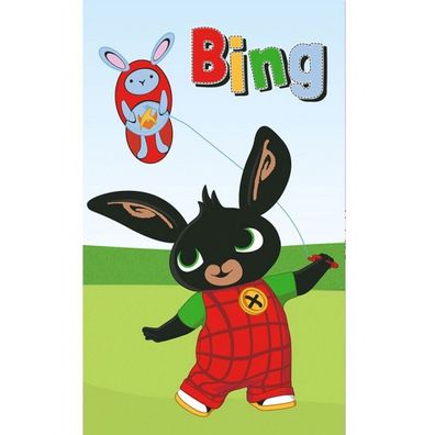 Bing Hoppity Voosh Gesichtstuch für Kinder aus Baumwolle - 30 x 50 cm