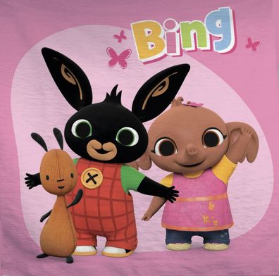 Bing Pink Gesichtstuch für Kinder aus Baumwolle - 30 x 30 cm