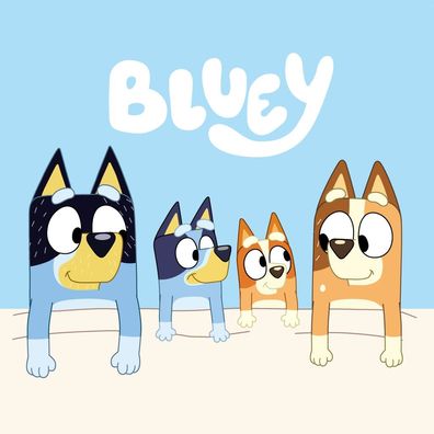 Bluey Cozy Gesichtstuch für Kinder aus Baumwolle - 30 x 30 cm