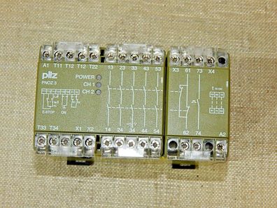 PILZ Zeitrelais PNOZ 3 24V DC 5S1O Sicherheitsschaltgerät 24 VDC 4.5W Used