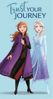 Disney Eiskönigin Gesichtstuch für Kinder aus Baumwolle - 35 x 65 cm
