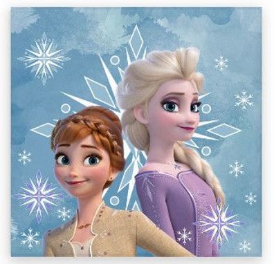 Disney Eiskönigin Snowflake Gesichtstuch für Kinder aus Baumwolle - 30 x 30 cm