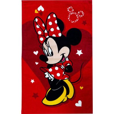 Disney Minnie Pretty in red Gesichtstuch für Kinder aus Baumwolle - 30 x 50 cm