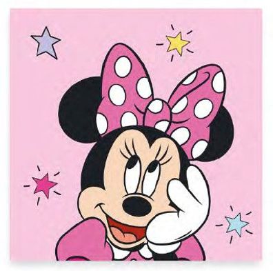 Disney Minnie Star Gesichtstuch für Kinder aus Baumwolle - 30 x 30 cm