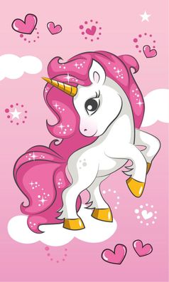 Einhorn Special Gesichtstuch für Kinder aus Baumwolle - 30 x 50 cm