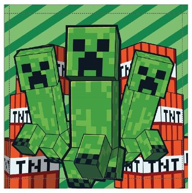 Minecraft Battle Gesichtstuch für Kinder aus Baumwolle - 30 x 30 cm