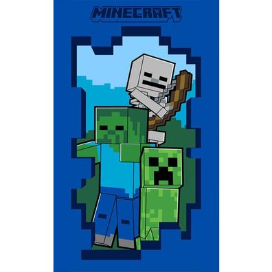 Minecraft Beware Gesichtstuch für Kinder aus Baumwolle - 30 x 50 cm