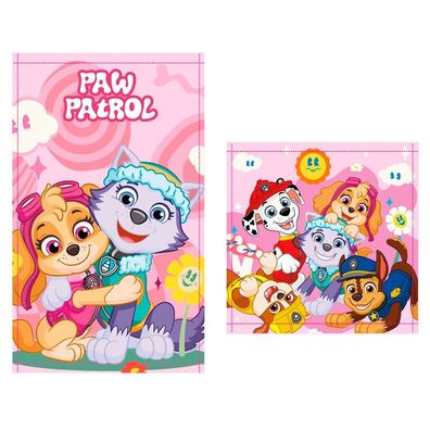 Paw Patrol , , Handtuchset Gesichtstuch für Kinder aus Baumwolle - Gemischte
