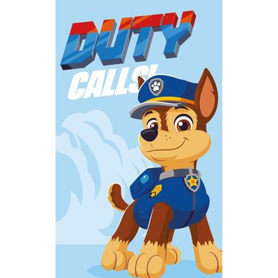 Paw Patrol Duty Calls Gesichtstuch für Kinder aus Baumwolle - 30 x 50 cm