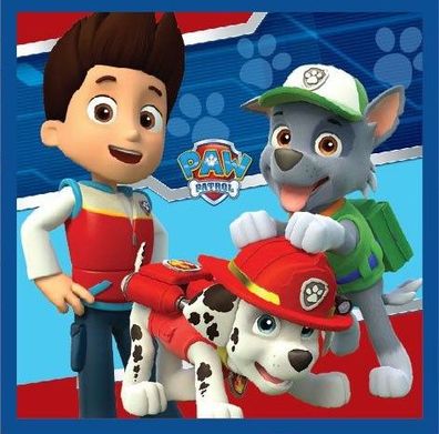 Paw Patrol Magisches Gesichtstuch für Kinder aus Baumwolle - 30 x 30 cm
