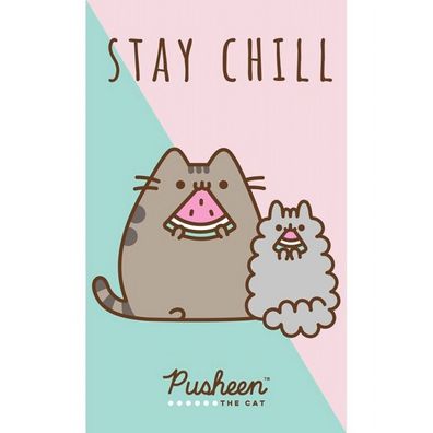 Pusheen Stay Chill Gesichtstuch für Kinder aus Baumwolle - 30 x 50 cm