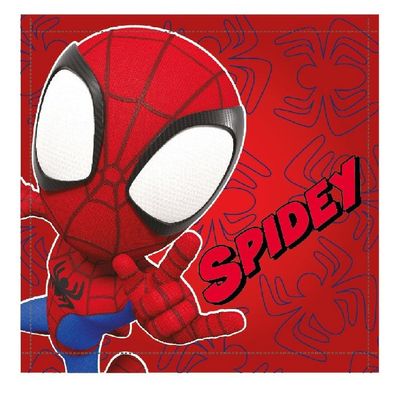 Spiderman Spidey Red , Gesichtshandtuch Gesichtstuch für Kinder aus Baumwolle