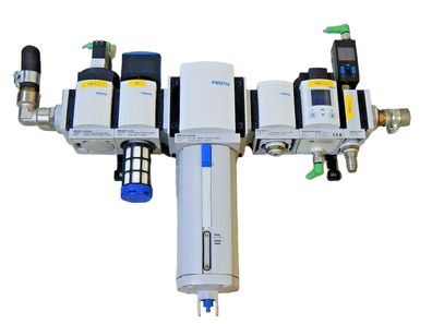 Druckmindereinheit FESTO MS9-LF-G-E-U-M + MS6-EE+MS6-EM1 + MS6-FRM+SFAM s. Bilder
