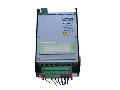 Phoenix Contact InterBus-S IBS AI 6/8 Analog Input 8 Channel 12 Bit Used