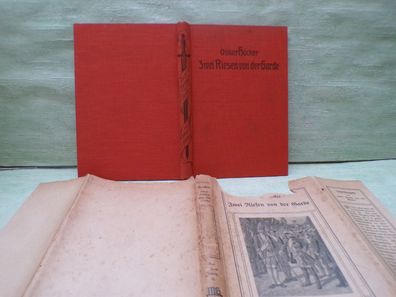 Oskar Höcker Zwei Riesen von der Garde Jugenschriftenverlag 1926 J Gehrts HL SU Sü