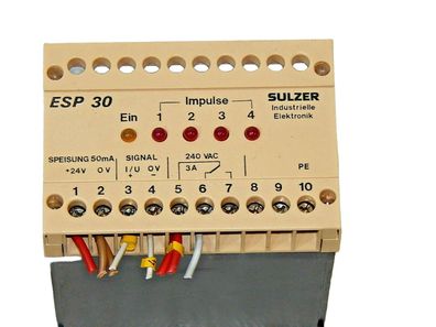 sulzer ESP 30 signal relais used