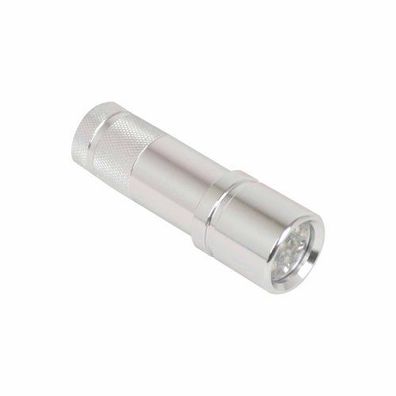 Status LED Taschenlampe Aluminium, 9 Stück, Rot und Blau