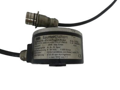 BAUMER Thalheim SINUS Drehgeber ITD 42 A 4 Y79 2048 NI H2SK12 S 27 IP65 53